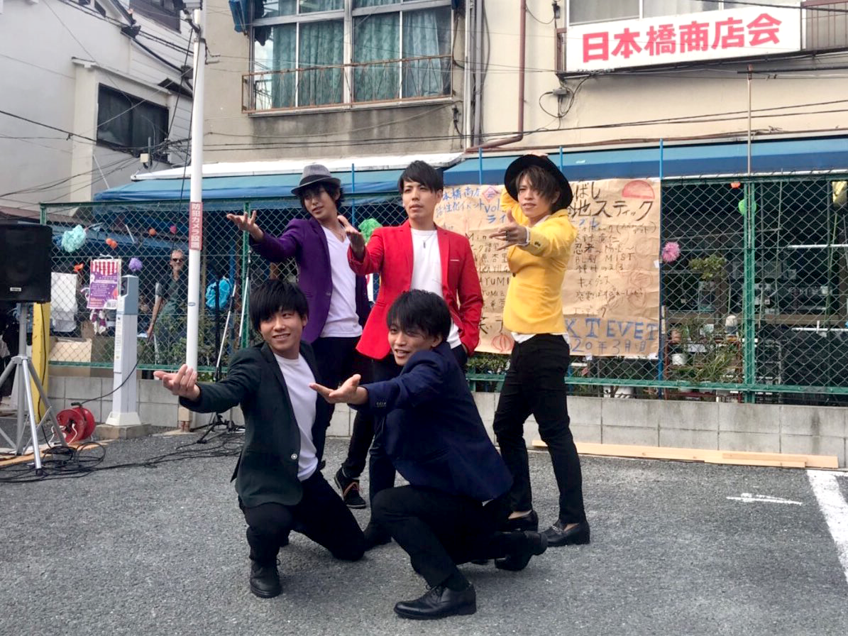 日本橋商店会活性化イベント第7弾「裏にっぽんばし路地スティック」にBL演劇グループ「MIST」が出演しました